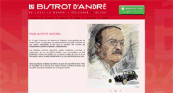 Desktop Screenshot of lebistrotdandre.fr